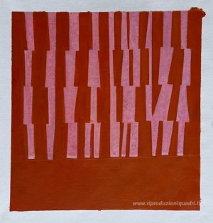 Rosa e arancio della serie Modulo Linea Colore