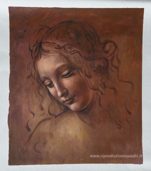 Testa di giovane donna con Spettinato (Leda)