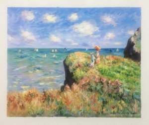 Passeggiata costone roccioso a Pourville