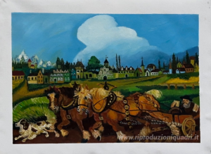 Piantare con i cavalli