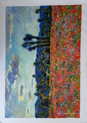 Campo di papaveri a Giverny