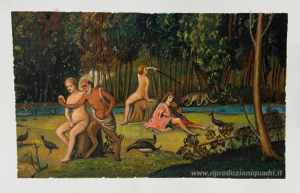 Vulcan presentavano le armi a Venere per Aeneas