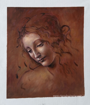 Testa di giovane donna con Spettinato (Leda)