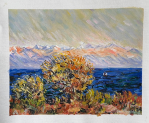 A Cap d'Antibes, Mistral vento