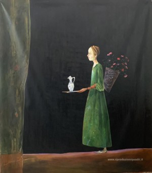 Ragazza Con Fiori