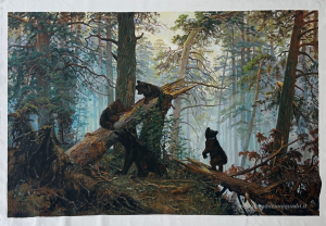 Mattina in una pineta